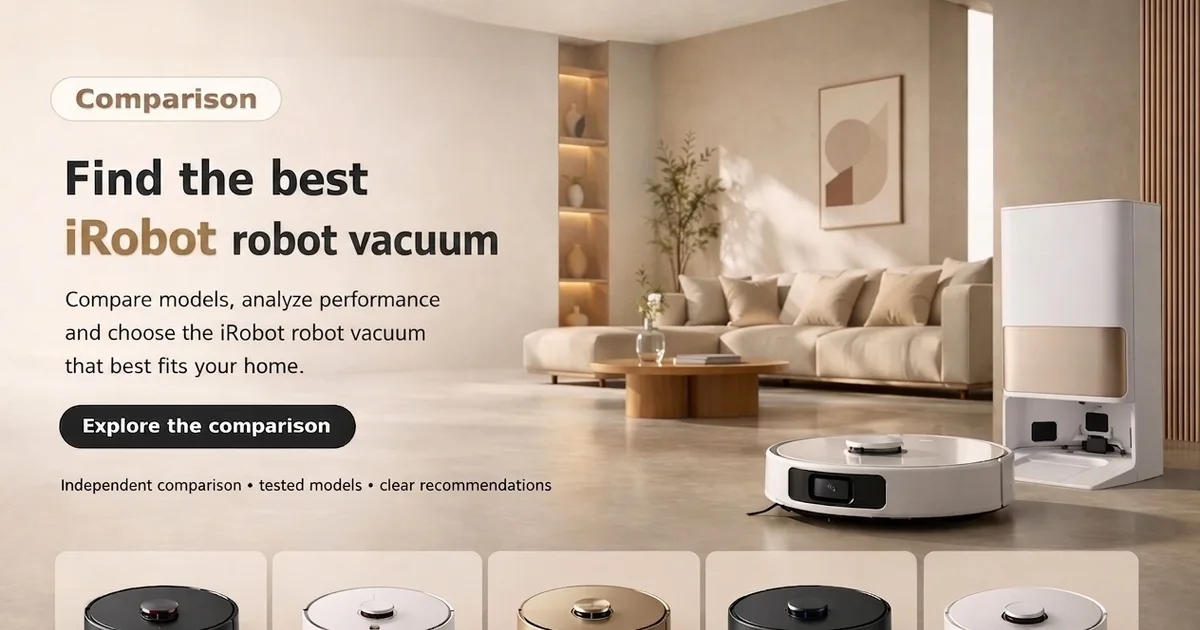 Comparison of iRobot Roomba robot vacuums: find the best model for your home