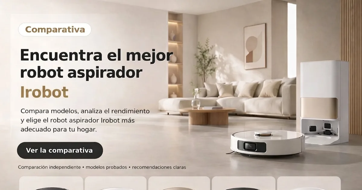 Comparativa de los robots aspiradores iRobot Roomba: encuentra el mejor modelo para tu hogar